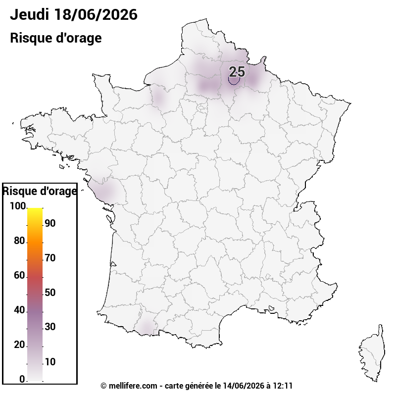 Prévision risques orage 14/06