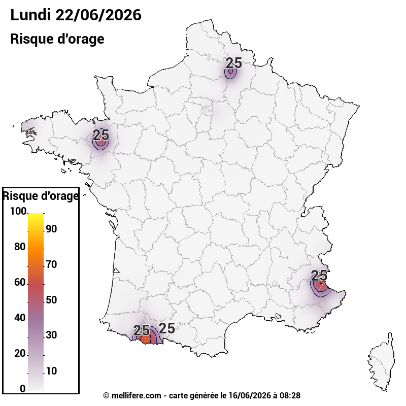 Prévision risques orage 16/06
