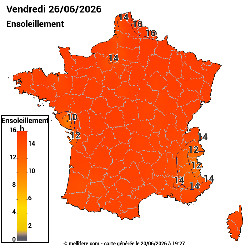 Prévision ensoleillement 20/06