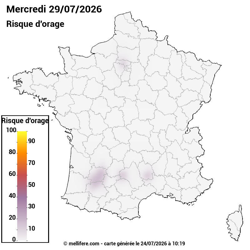Prévision risques orage 24/07