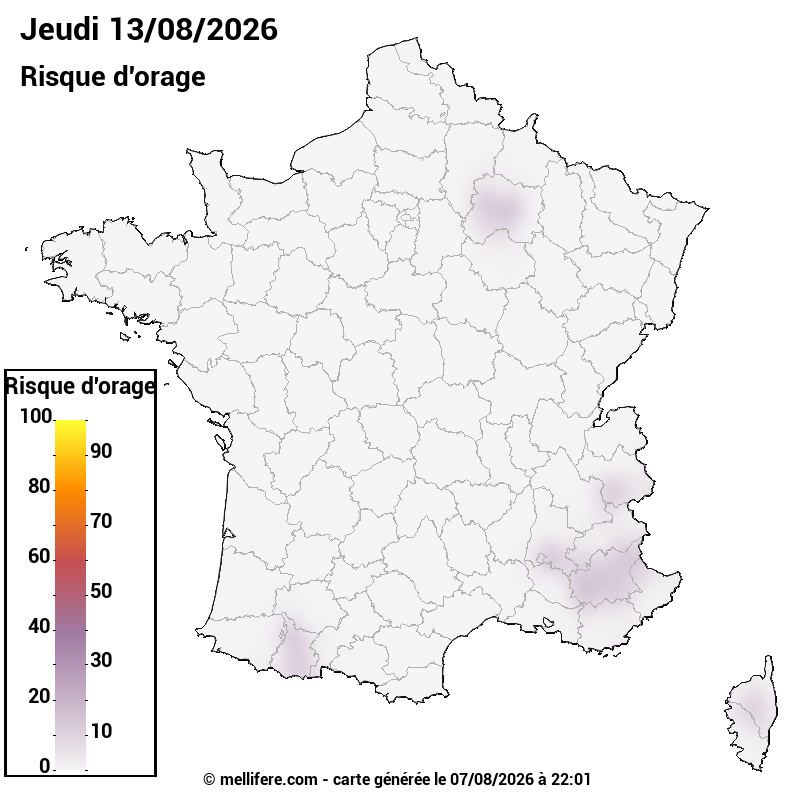 Prévision risques orage 08/08