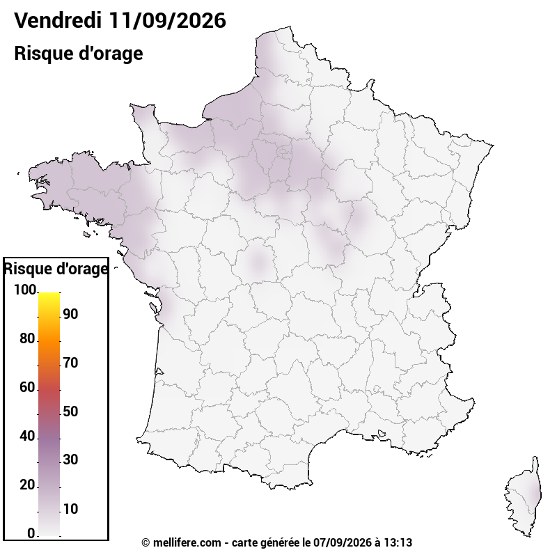 Prévision risques orage 07/09