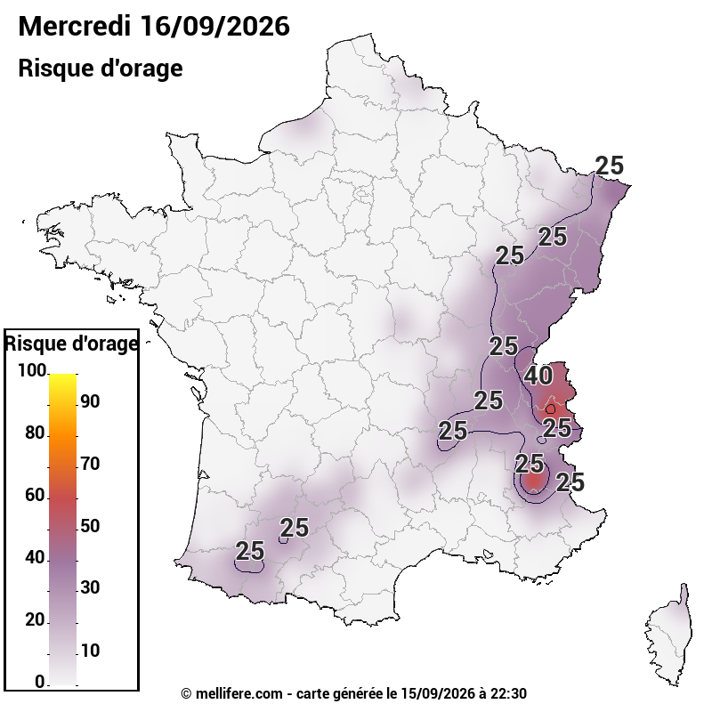Prévision risques orage 16/09