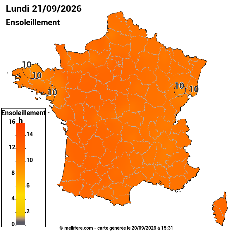 Prévision ensoleillement 21/09